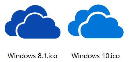 microsoft onedrive icons