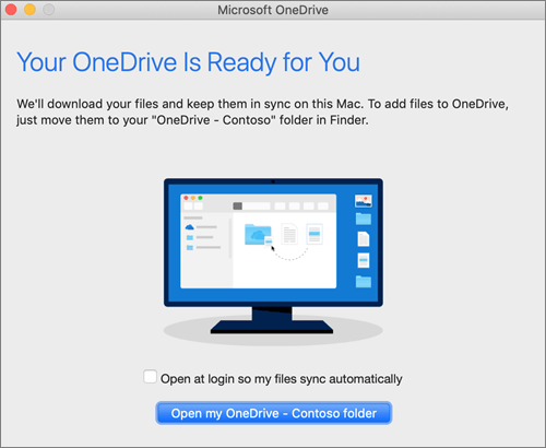 500x410 Sync With The Onedrive Sync Client On Mac Os X