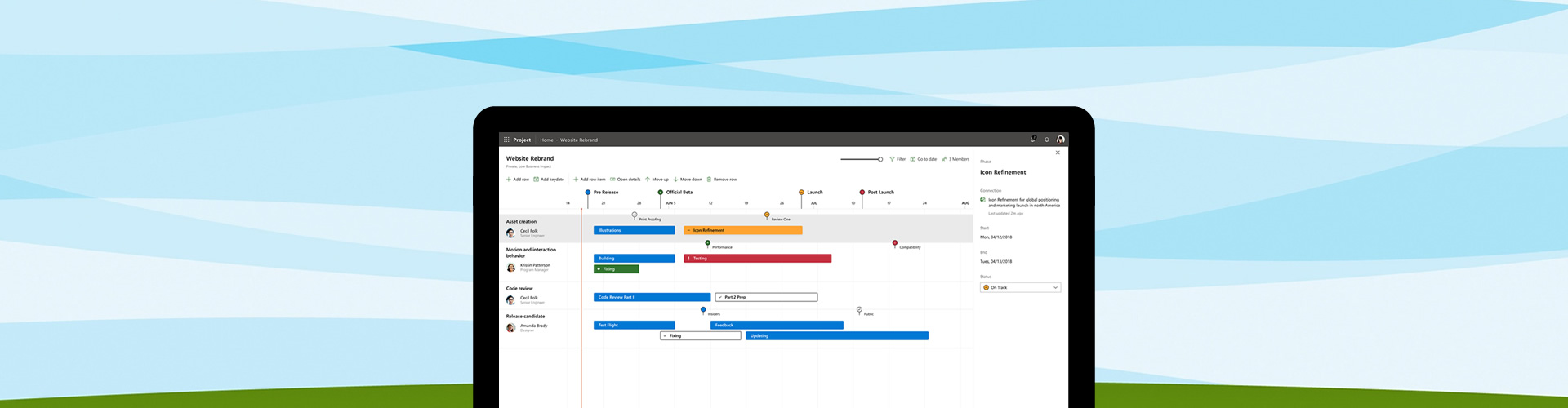 1920x500 Microsoft Project Roadmap