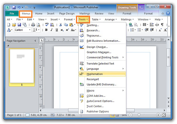 700x493 Where Is Tools Menu In Microsoft Publisher