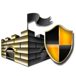 256x256 Gold Microsoft Security Essentials Icon Download Black And Gold