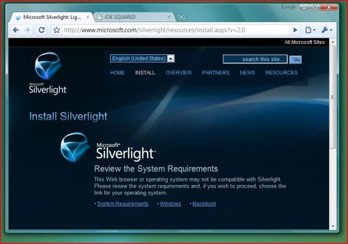 500x351 Getting Microsoft Silverlight Installed