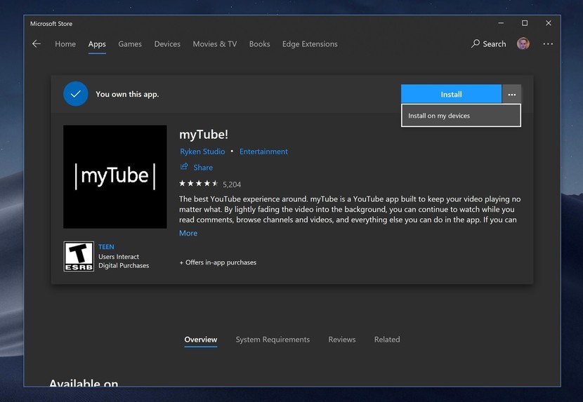 830x573 Microsoft Store Rolls Out New Look For App Pages, Remote Installs