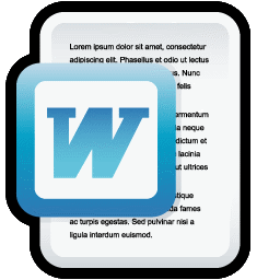 256x256 Document Microsoft Word Icon Soft Scraps Iconset Hopstarter