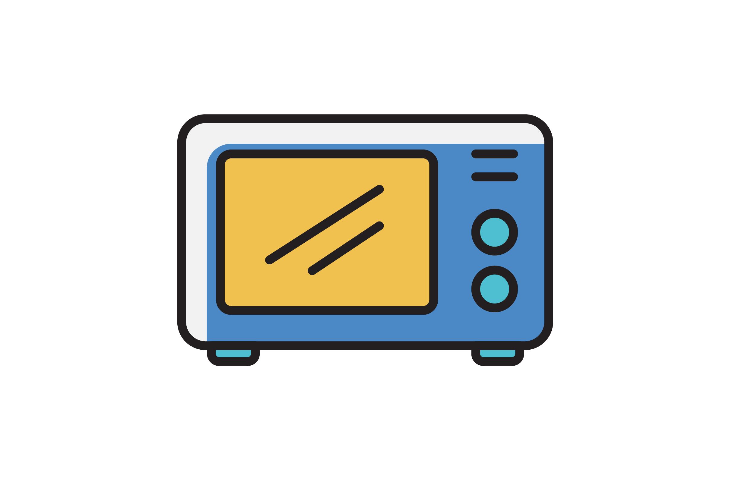 2417x1609 Microwave Icon Graphic