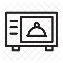256x256 Microwave Icon Of Line Style