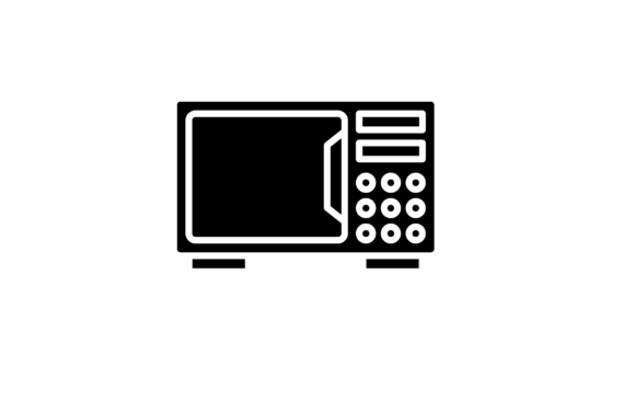 580x365 Microwave Icon Graphic
