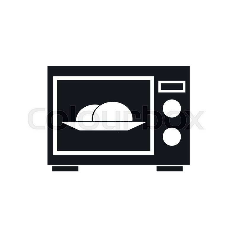 800x800 Microwave Icon In Simple Style Stock Vector Colourbox
