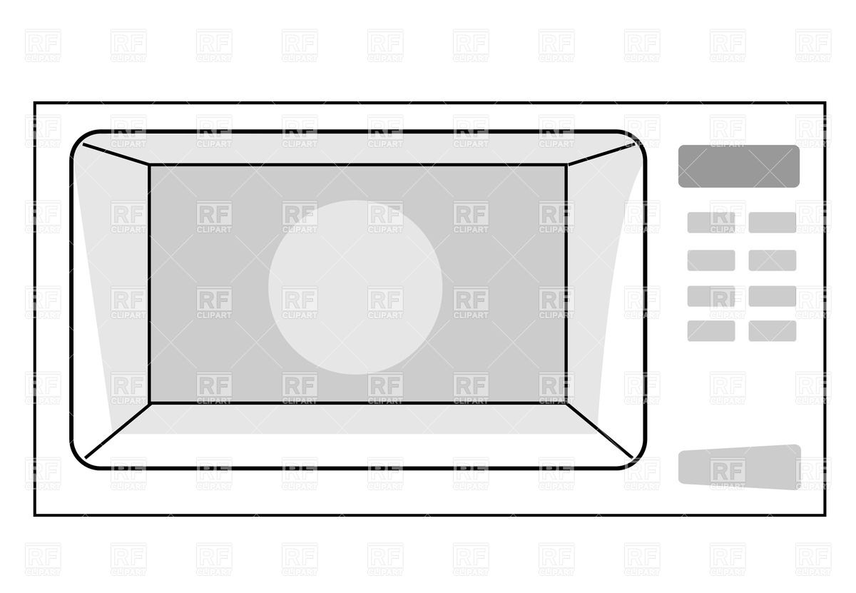 1200x831 Simple Outline Of Microwave