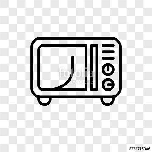 500x500 Microwave Icons Isolated On Transparent Background Modern