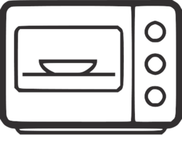 256x224 Microwave Oven Icon Image