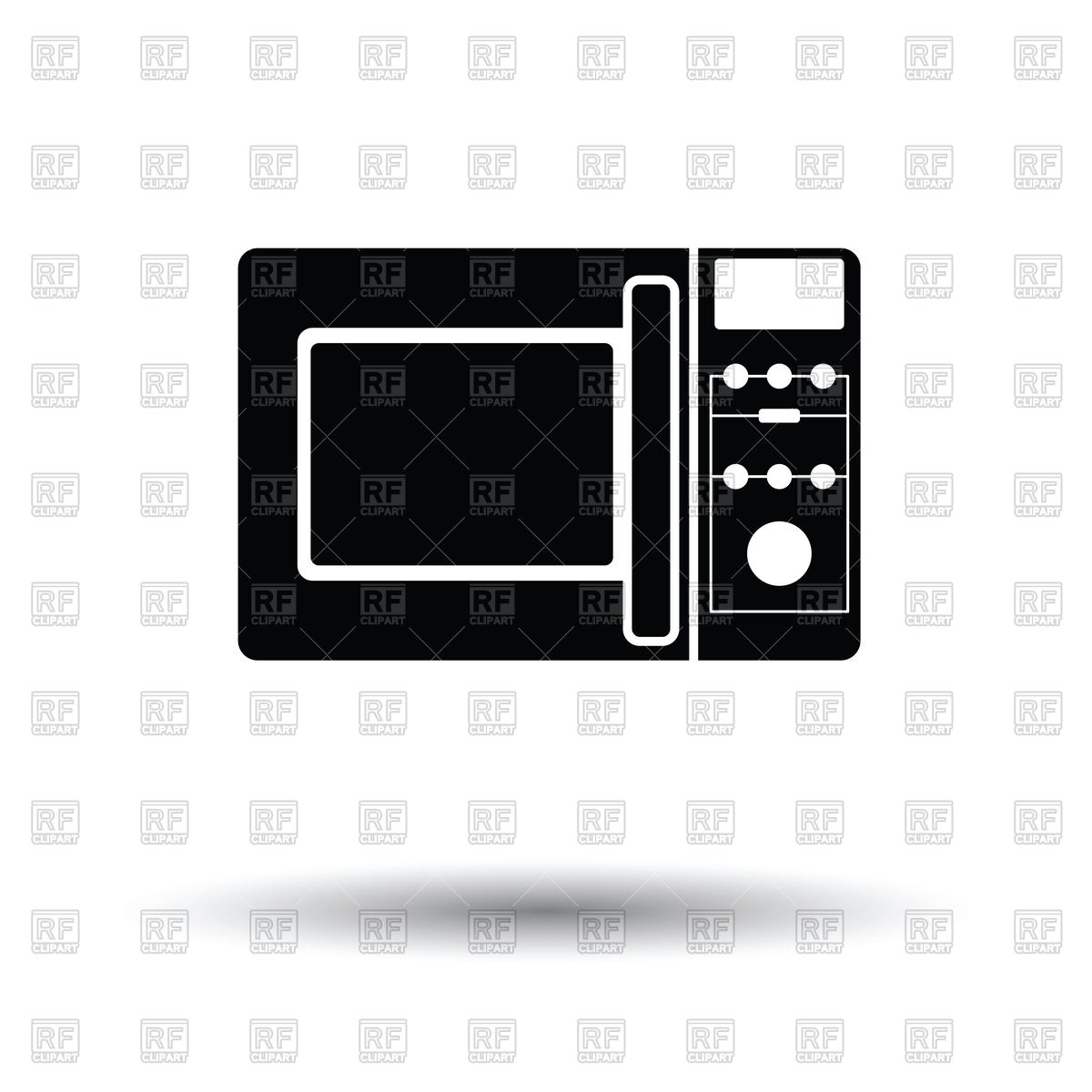 1200x1200 Microwave Oven Icon Vector Image Of Signs, Symbols, Maps Angelp