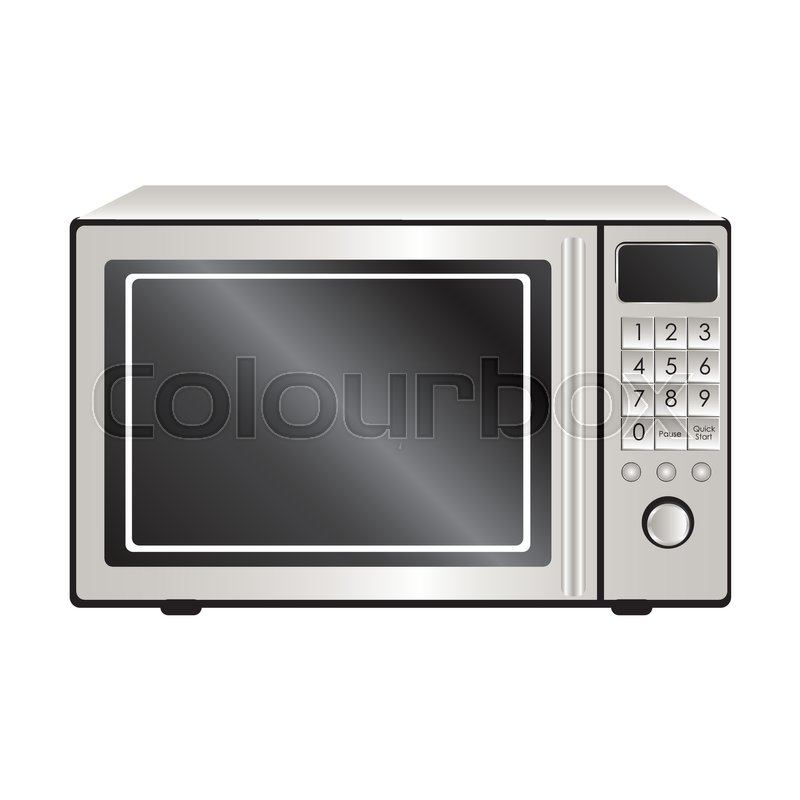800x800 Microwave Oven Icon Image Vector Stock Vector Colourbox