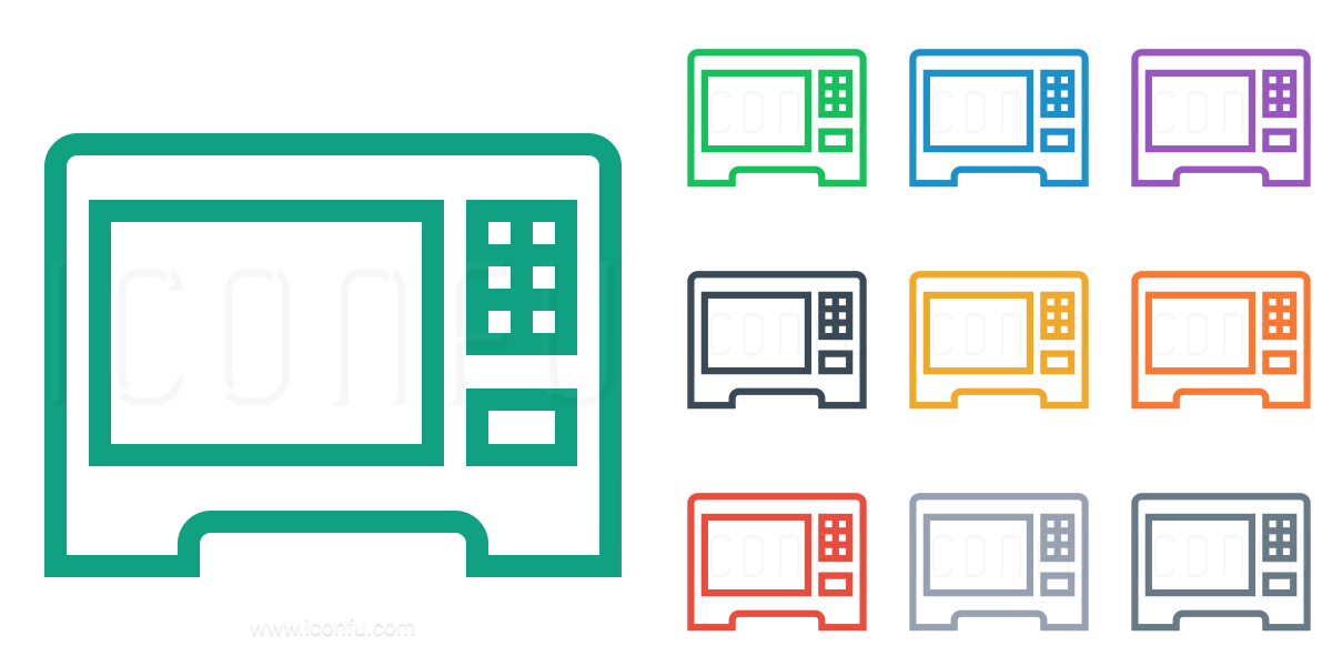 1200x600 Microwave Oven Icon