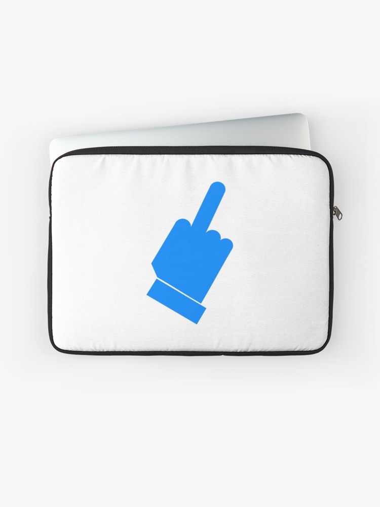 750x1000 Facebook Middle Finger Icon Laptop Sleeve