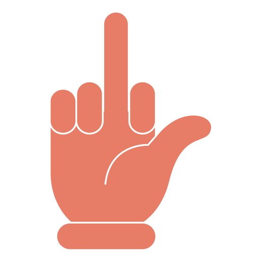 512x512 Hand Middle Finger Icon