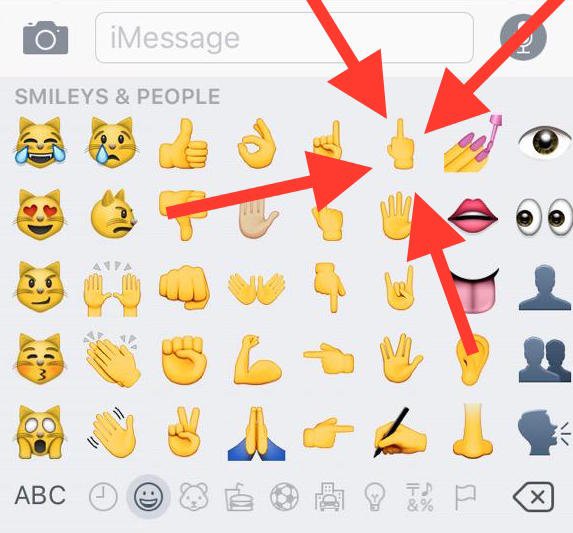 573x533 Middle Finger And Burrito Emoji On Iphone