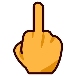 320x320 Middle Finger Emojidex