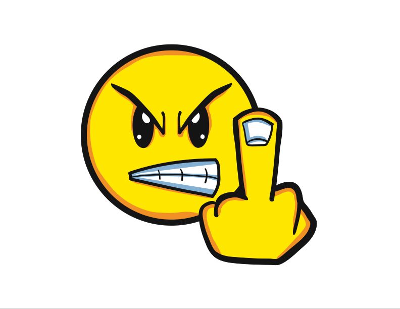 792x612 Download Middle Finger Emoji Clipart The Finger Emoji Emoticon