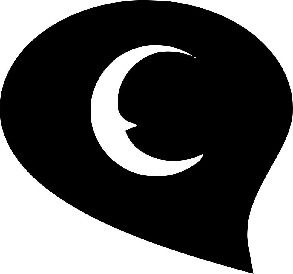 981x920 Moon Night Midnight Message Png Icon Free Download