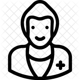 256x256 Midwife Icon Of Line Style