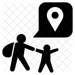 256x256 Migration Icon Of Glyph Style