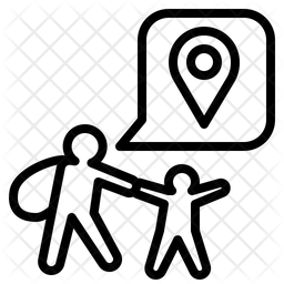 256x256 Migration Icon Of Line Style