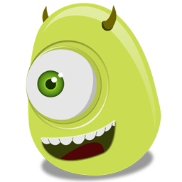 256x256 Mike Wazowski Icon Monsters Inc Iconset Iconshock