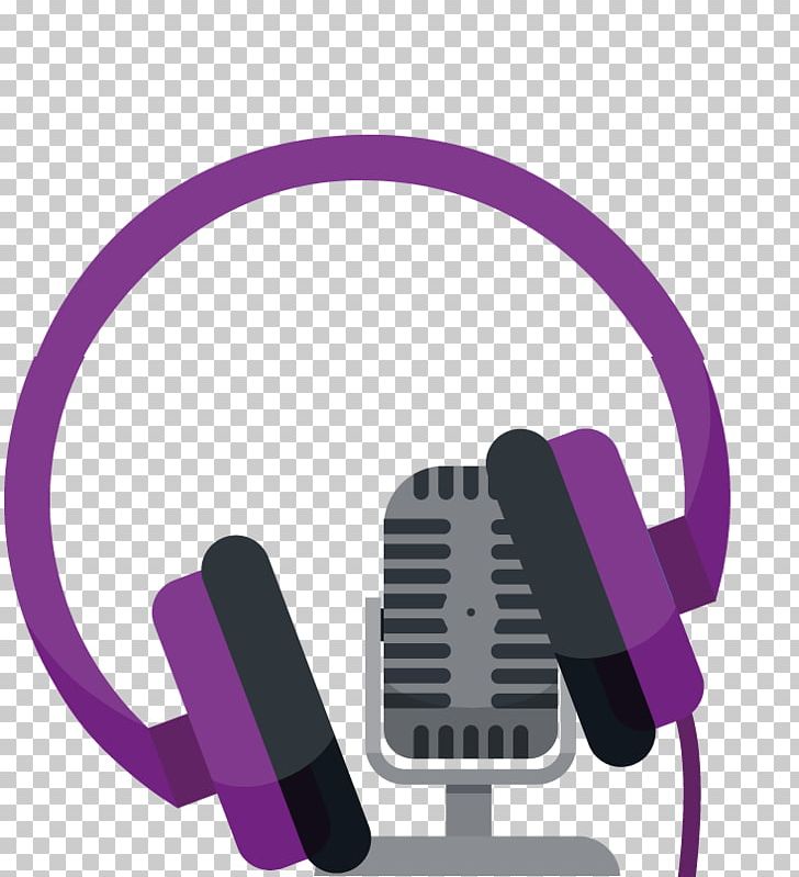 728x799 Purple Headphone Gray Mike Icon Png, Clipart, Audio Equipment