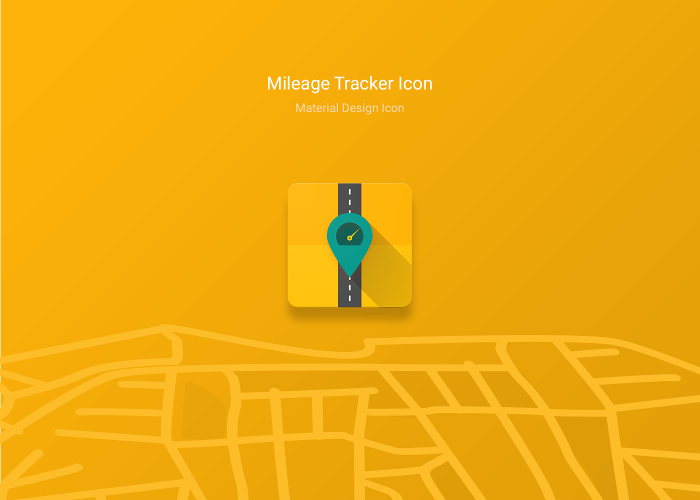 1400x1000 Mileage Tracker App Icon On Behance
