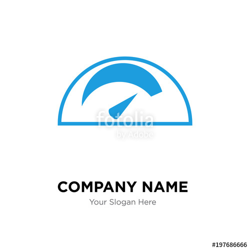 500x500 Mileage Company Logo Design Template, Business Corporate Vector