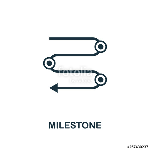 500x500 Milestone Icon Creative Element Design From Business Strategy