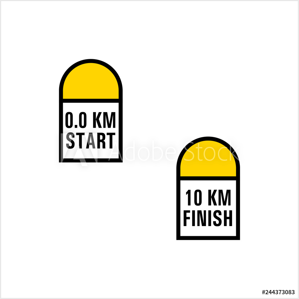 1000x1000 Photo Art Print Milestone Icon, Road Side Distance Detail Stone