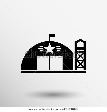 Military Base Icon 450x470 Military Base Icon