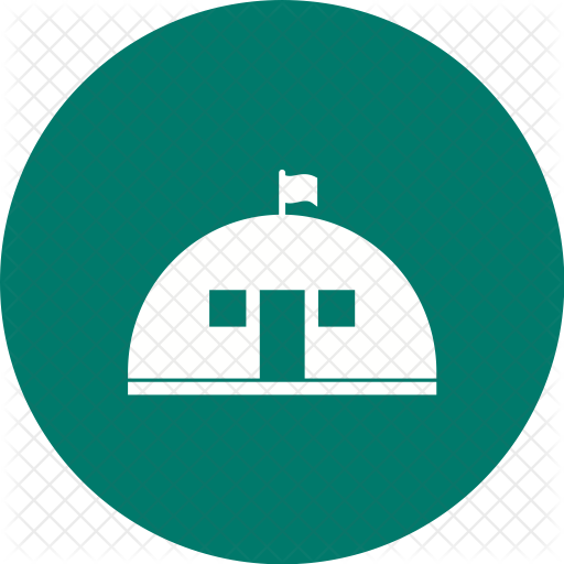 Military Base Icon Of Glyph Style 512x512 Military Base Icon Of Glyph Style