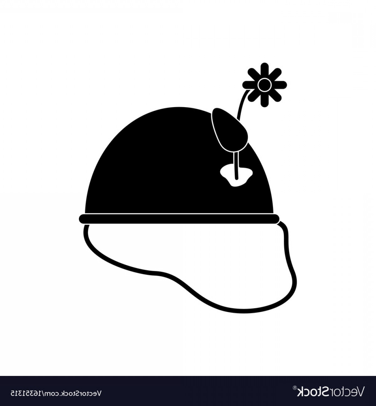 1200x1296 Military Helmet Silhouette Vector Hoodamathrun