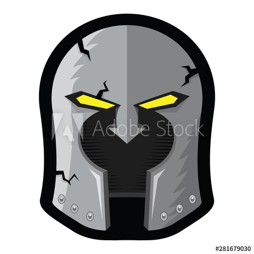 500x500 Old Cartoon Helmet Mascot Logo Design Greek Military Helmet Icon