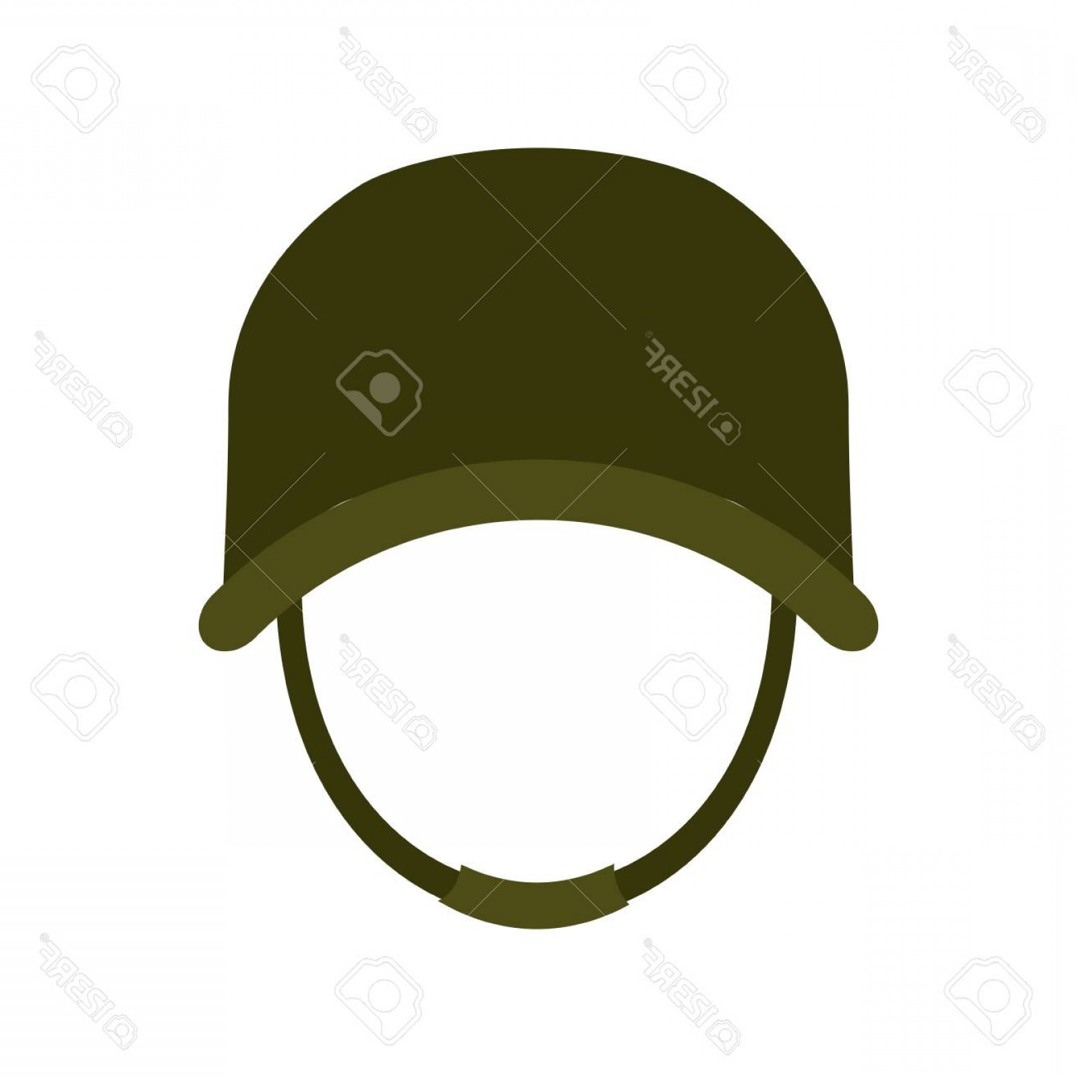 1560x1560 Photostock Vector Helmet Military Equipment Icon Image Vector