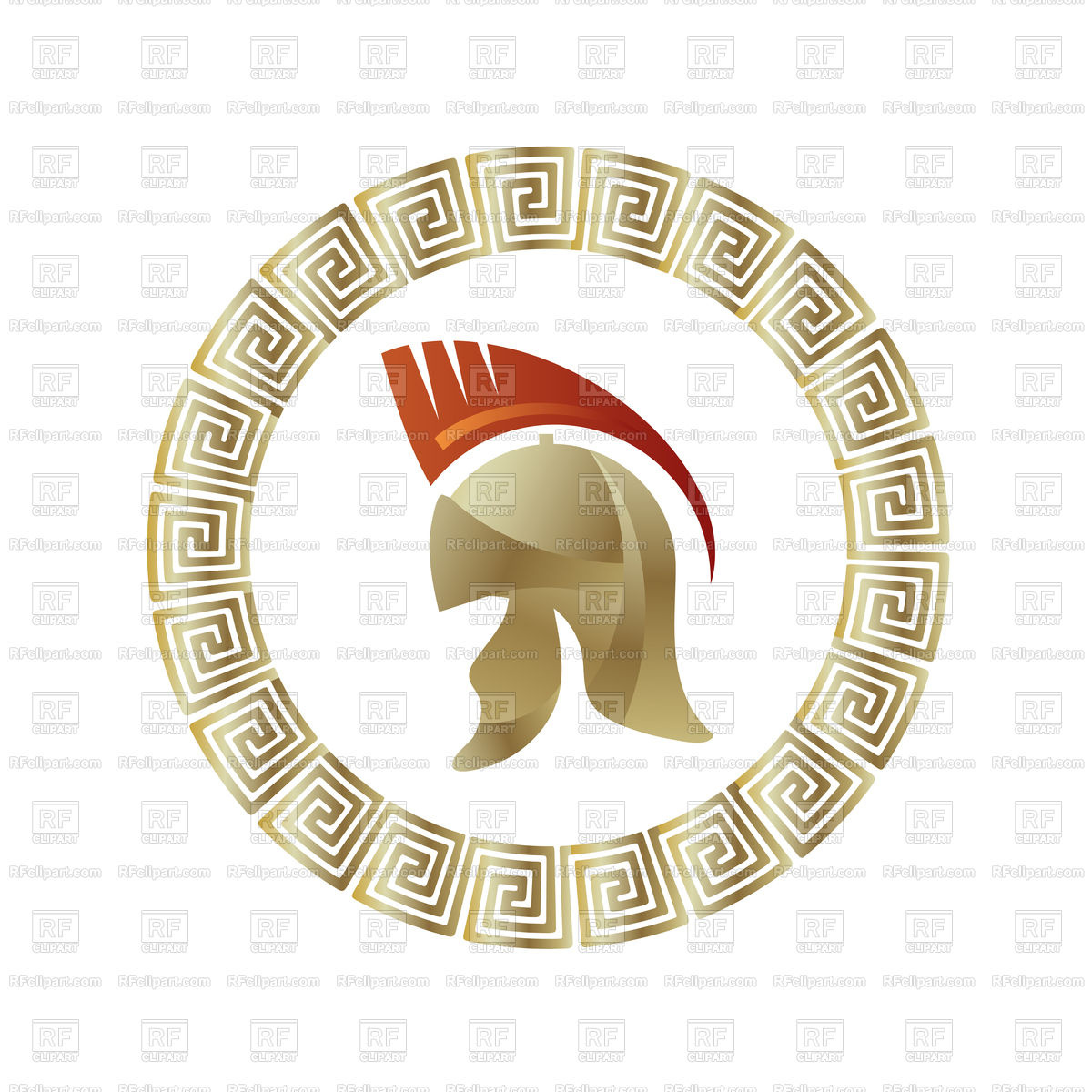 1200x1200 Greek Military Helmet Icon Vector Image Of Icons And Emblems