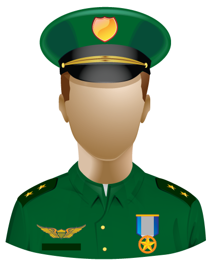 417x527 Military Icon Vector
