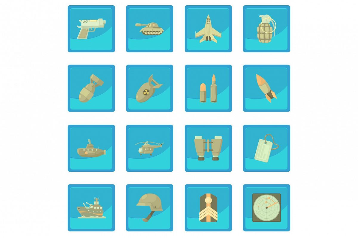 1200x800 Military Icon Blue App