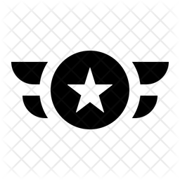 Military Rank Icon Of Glyph Style 256x256 Military Rank Icon Of Glyph Style