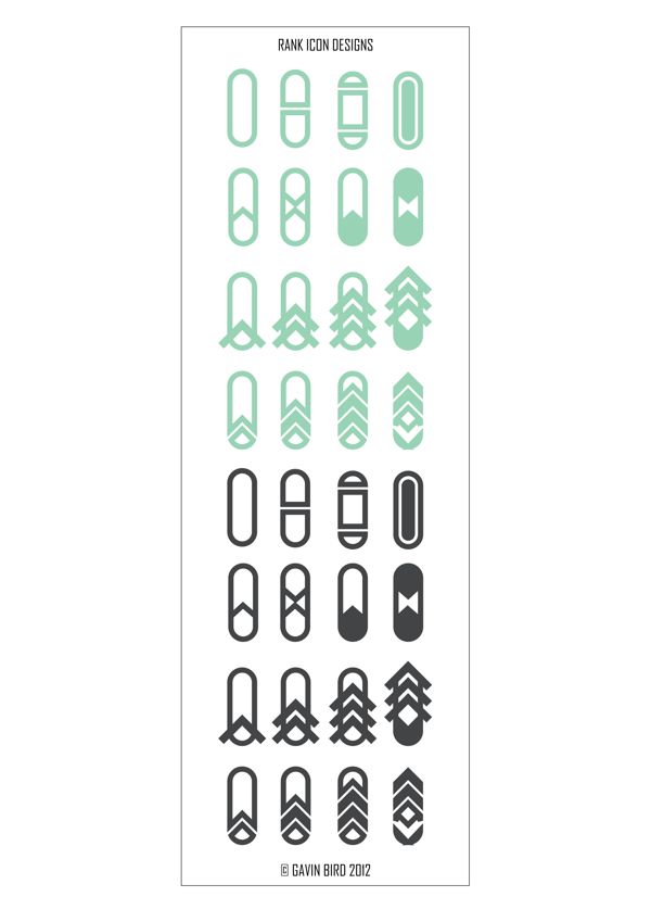 Rank Icon Designs On Behance Various Rank Icon Designs I Created 600x849 Rank Icon Designs On Behance Various Rank Icon Designs I Created