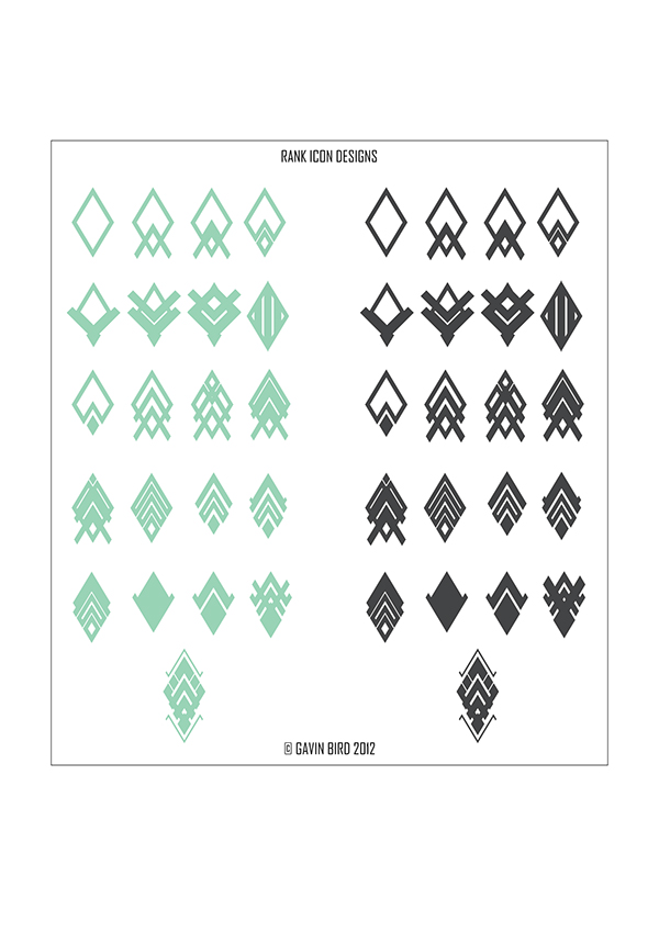 Rank Icon Designs On Behance 600x849 Rank Icon Designs On Behance
