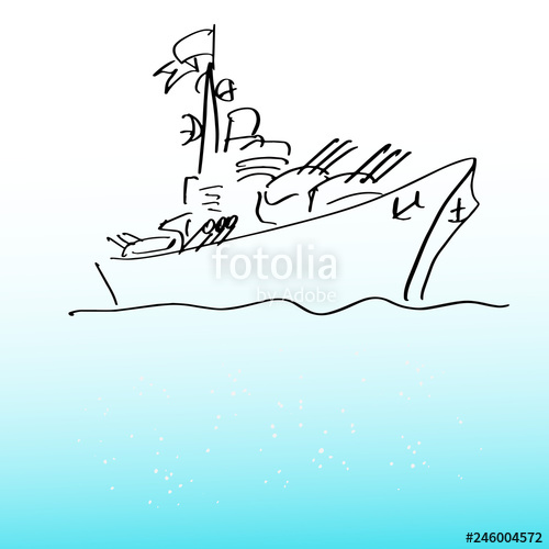 Military Navy Ship In Water Hand Sketched Military Ship Navy 500x500 Military Navy Ship In Water Hand Sketched Military Ship Navy