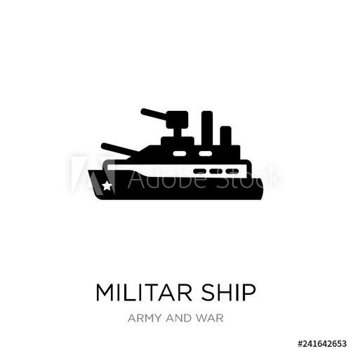 Militar Ship Icon Vector On White Background, Militar Ship Trend 500x500 Militar Ship Icon Vector On White Background, Militar Ship Trend