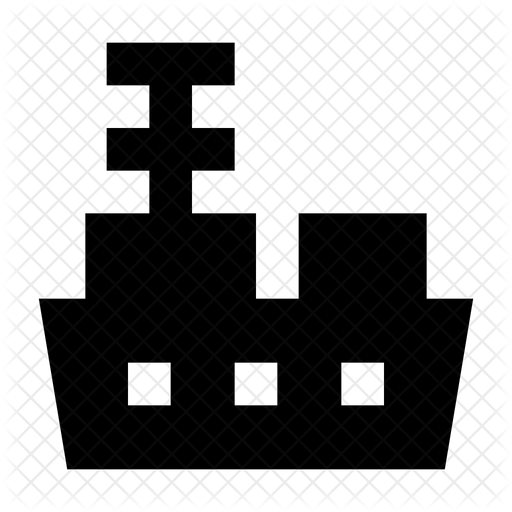 Military Ship Icon Of Glyph Style 512x512 Military Ship Icon Of Glyph Style