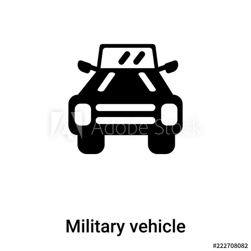 Military Vehicle Icon Vector Isolated On White Background, Logo 500x500 Military Vehicle Icon Vector Isolated On White Background, Logo