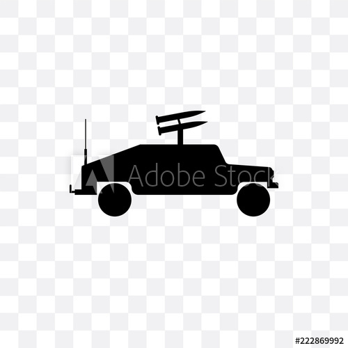 Military Vehicle Icon Isolated On Transparent Background Simple 500x500 Military Vehicle Icon Isolated On Transparent Background Simple