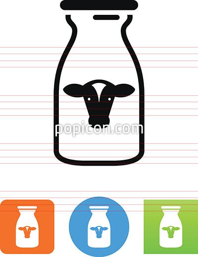 400x518 Milk Bottle Icon